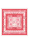 Pembe 90X90 İpek Twill Eşarp 