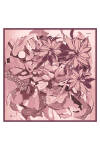 Pembe 90X90 İpek Twill Eşarp 