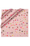 Pembe 90X90 İpek Twill Eşarp 