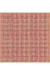 Pembe 90X90 İpek Twill Eşarp - 1