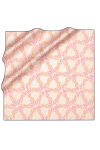 Pembe 90X90 İpek Twill Eşarp 