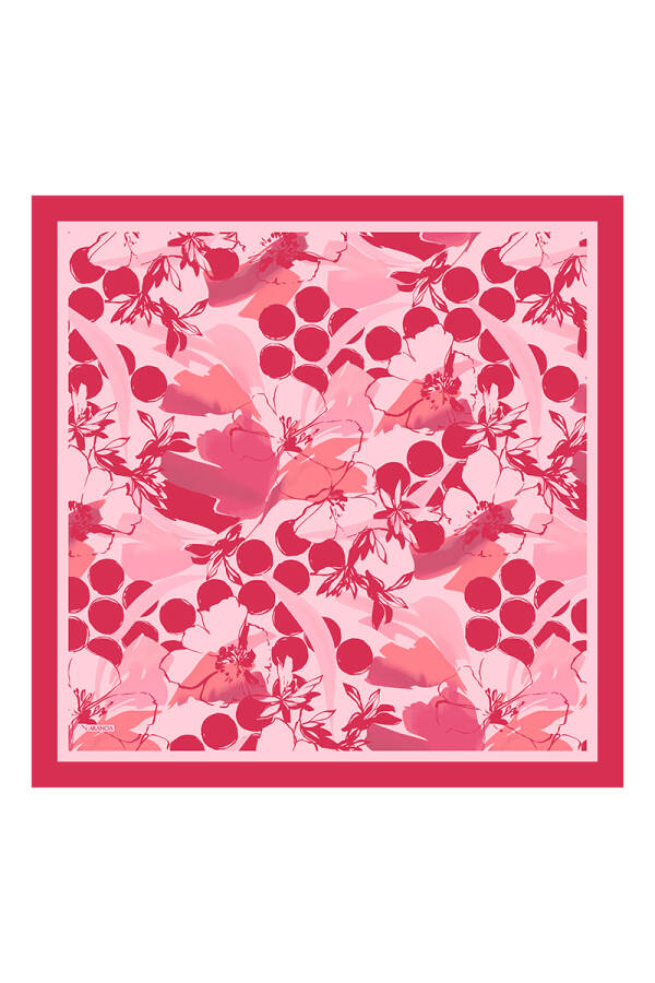Pembe 90X90 Pure Touch Eşarp - 1