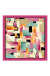 Pembe 90X90 Pure Touch Eşarp 