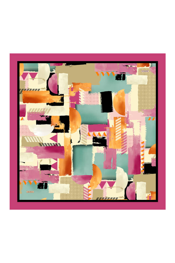 Pembe 90X90 Pure Touch Eşarp - 1