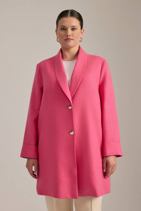 Pembe Keten Kap - Aker (1)