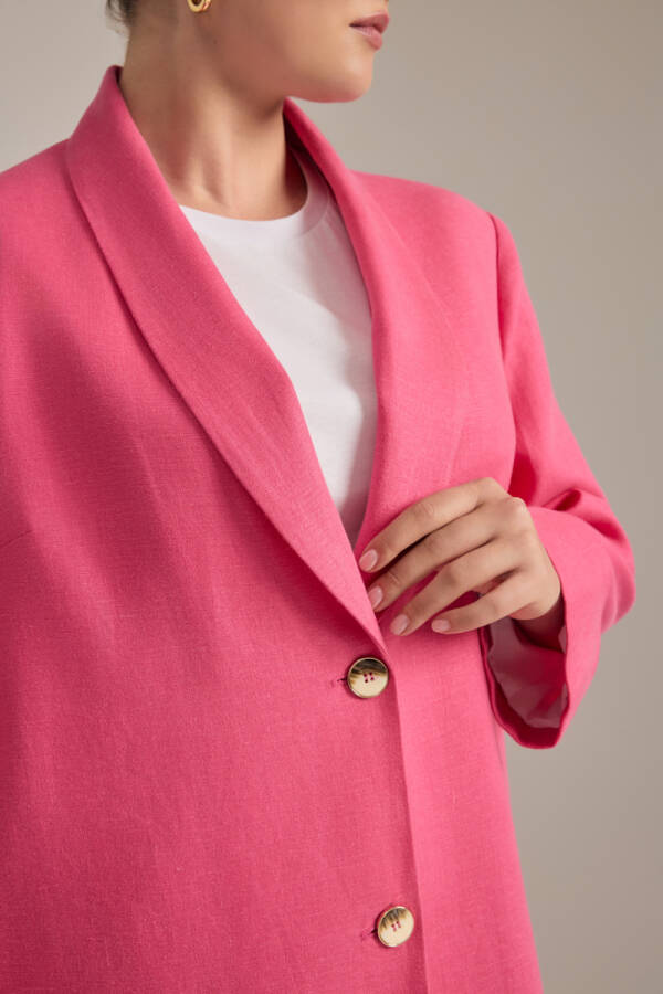 Pembe Keten Kap - 3