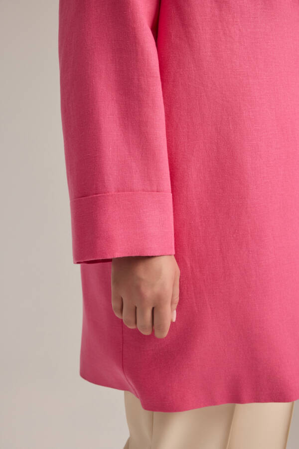 Pembe Keten Kap - 4