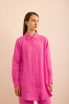 Pembe Keten Tunik - 4