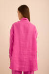 Pembe Keten Tunik - 7