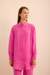 Pembe Keten Tunik - 5