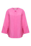 Pembe Rahat Kesim Bluz - 1