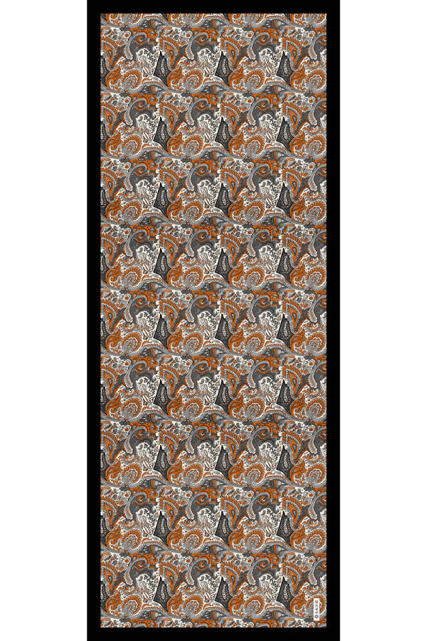 Etnik Desenli Soft Touch Şal - Aker