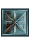 Petrol Yeşili 90X90 İpek Twill Eşarp 