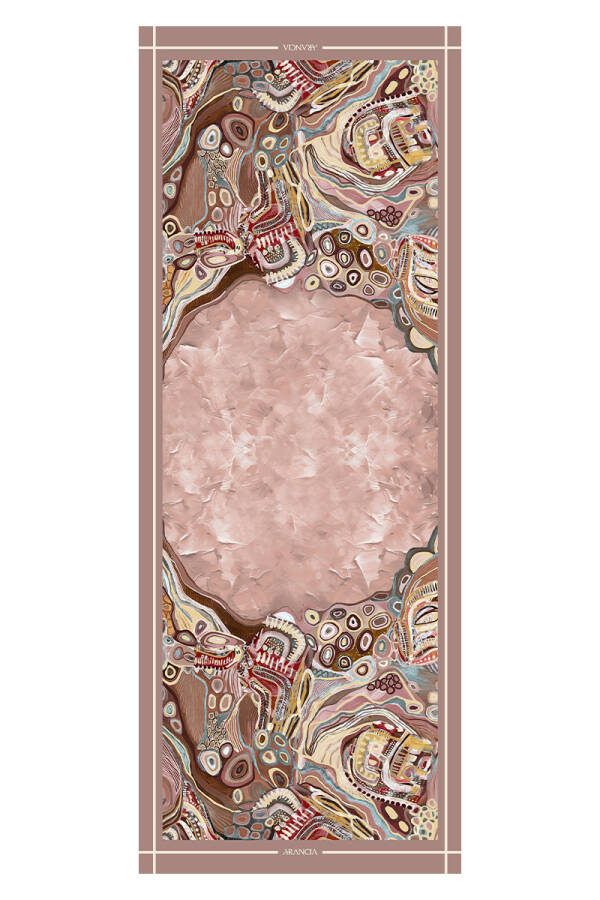 Pudra 70X200 Modal Şal - Arancia