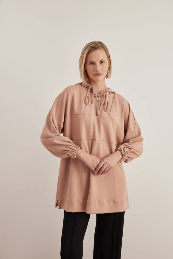 Pudra 15767111 Büzgü Kol Sweat - Aker