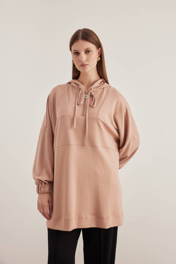 Pudra 15767112 Büzgü Kol Sweat - Aker (1)