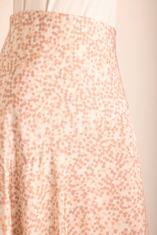 Pudra Desenli Etek - 3