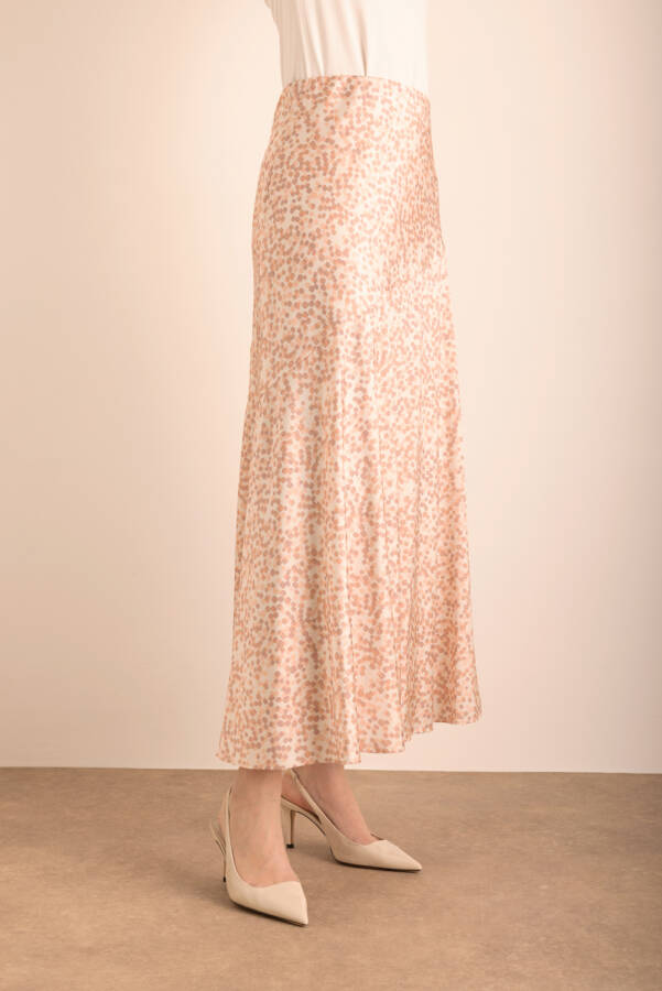 Pudra Desenli Etek - 5