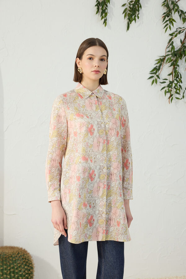 Pudra Desenli Tunik - 4