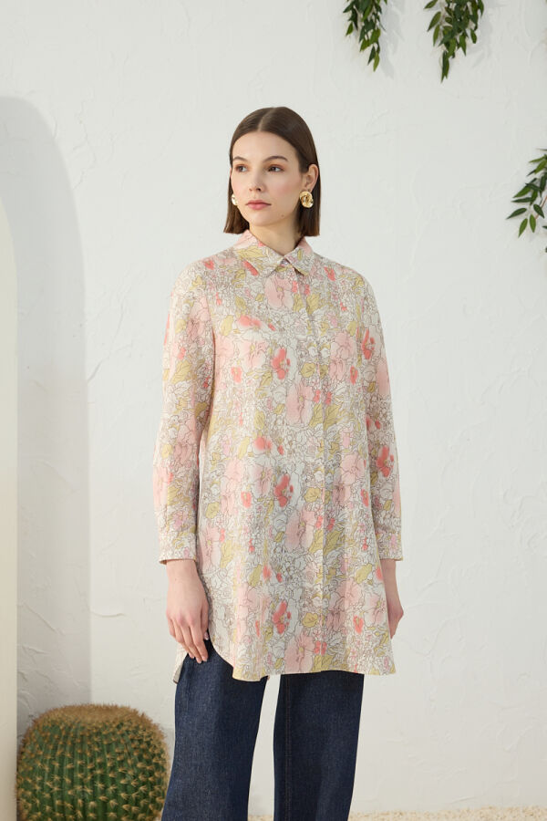 Pudra Desenli Tunik - 5