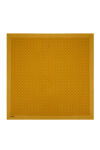 Sarı 100X100 Elegance Monogram Eşarp 