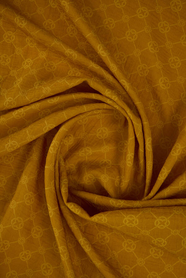 Renkli 100X100 1090500 ELEGANCE MONOGRAM EŞARP - 2