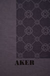 Füme 100X100 Elegance Monogram Eşarp - 2