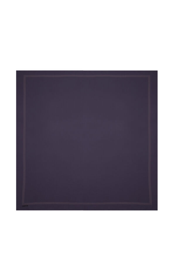 Antrasit 100X100 Düz Koton Eşarp - Aker