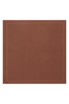 Kahverengi 100X100 Düz Koton Eşarp - 1