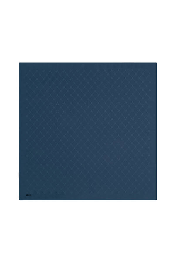 Mavi 100X100 Monogram Eşarp - 1
