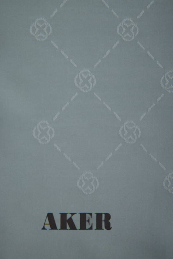 Yeşil 100X100 Aker Monogram Eşarp - 2