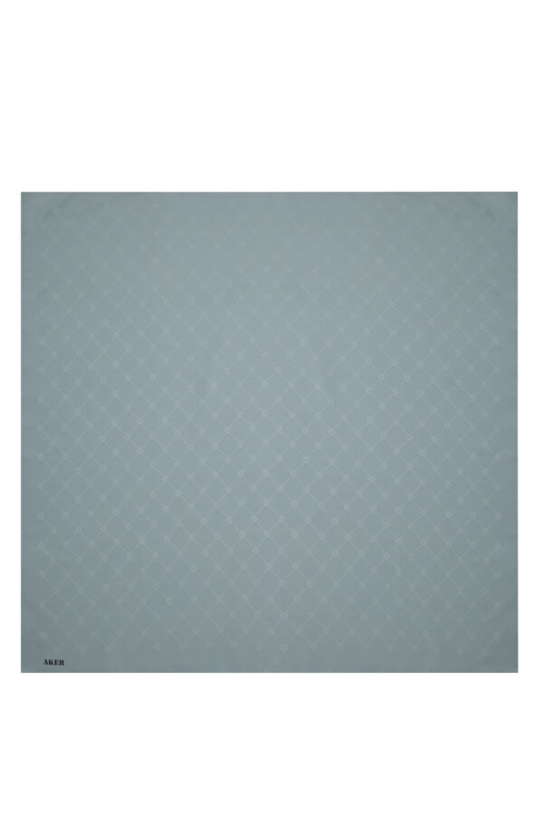 Yeşil 100X100 Monogram Eşarp - 1