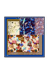 Renkli 100X100 Omuz Şalı 