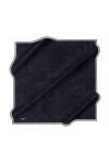 Lacivert 100X100 İpek Krep Saten Eşarp 