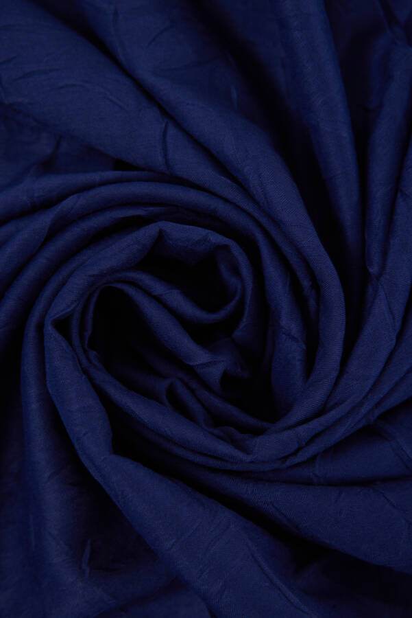 Lacivert 100X100 Kraş Eşarp - 3