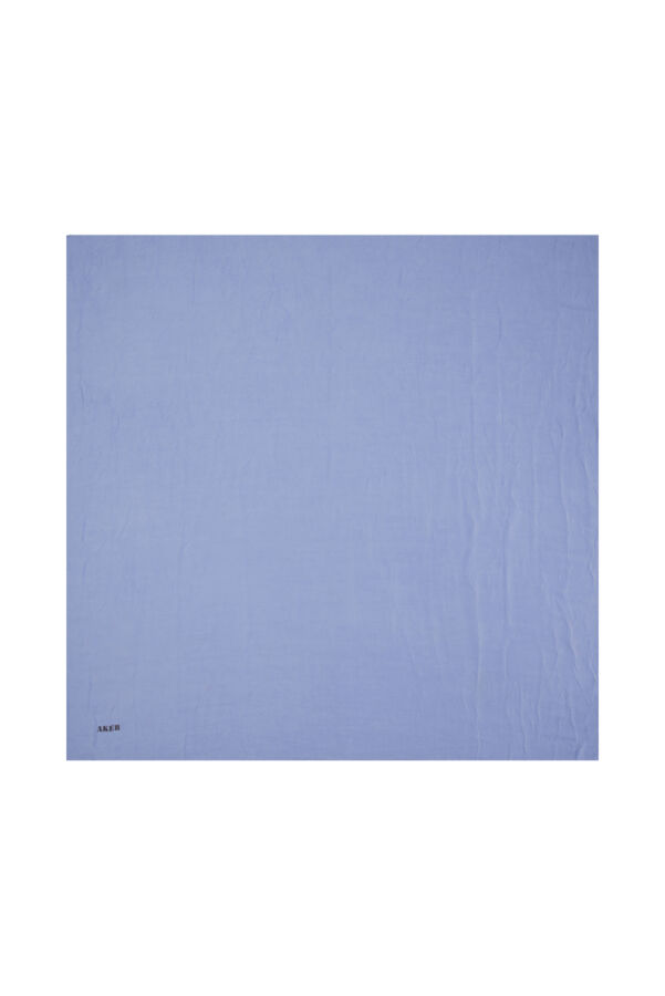 Açık Mavi 100X100 Kraş Eşarp - Aker