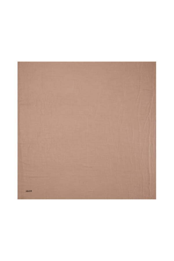 Bej 100X100 Kraş Eşarp - Aker