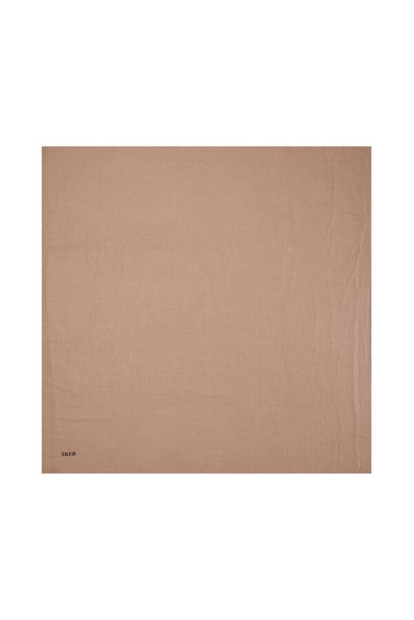 Bej 100X100 Kraş Eşarp - Aker