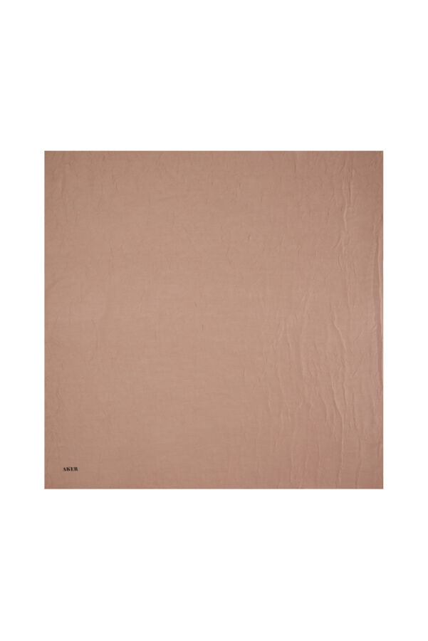 Koyu Bej 100X100 Kraş Eşarp - 1