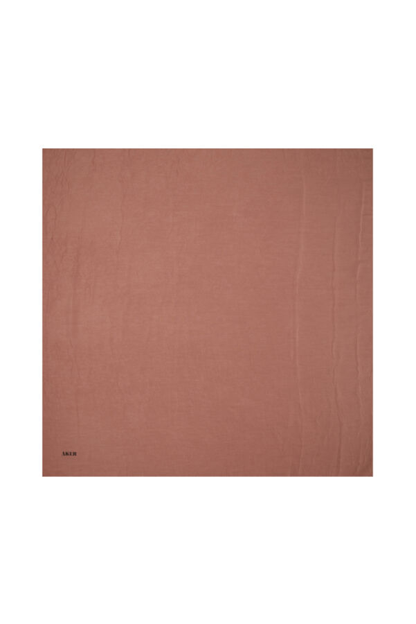Koyu Vizon 100X100 Kraş Eşarp - 1