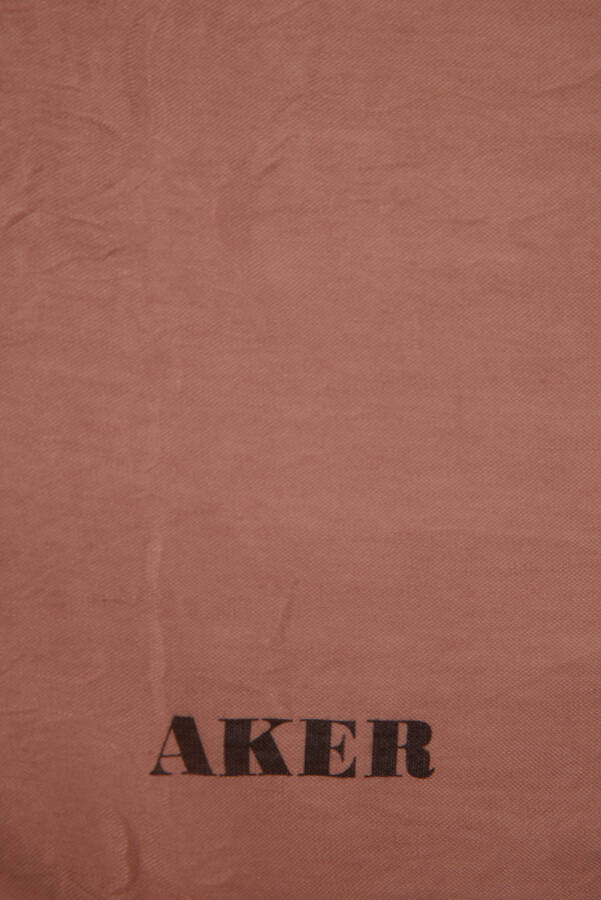 Kahverengi 100X100 Kraş Eşarp - 3