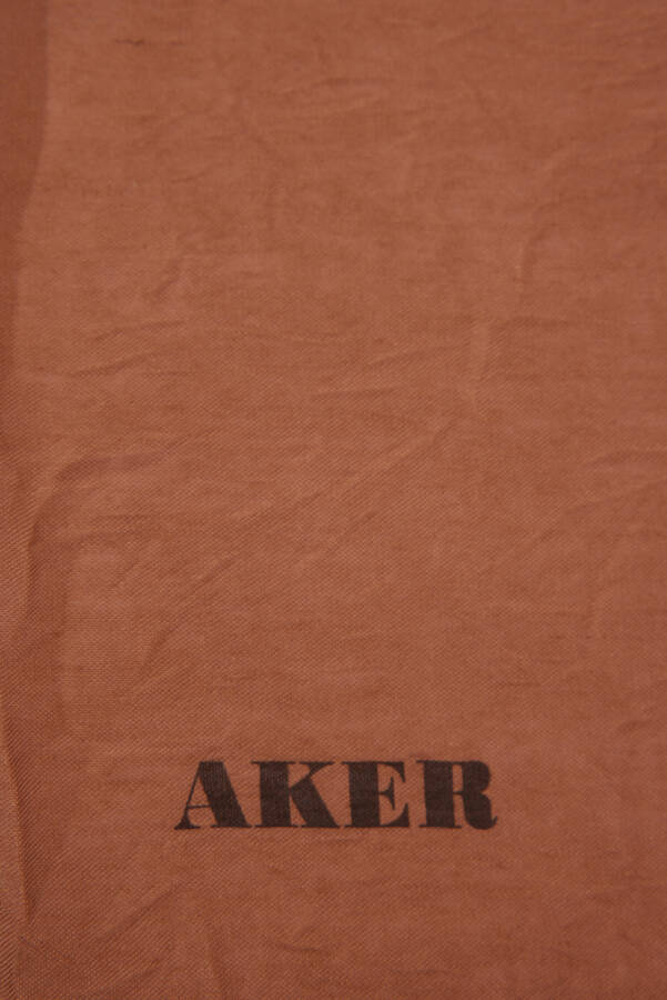 Kahverengi 100X100 Kraş Eşarp - 3