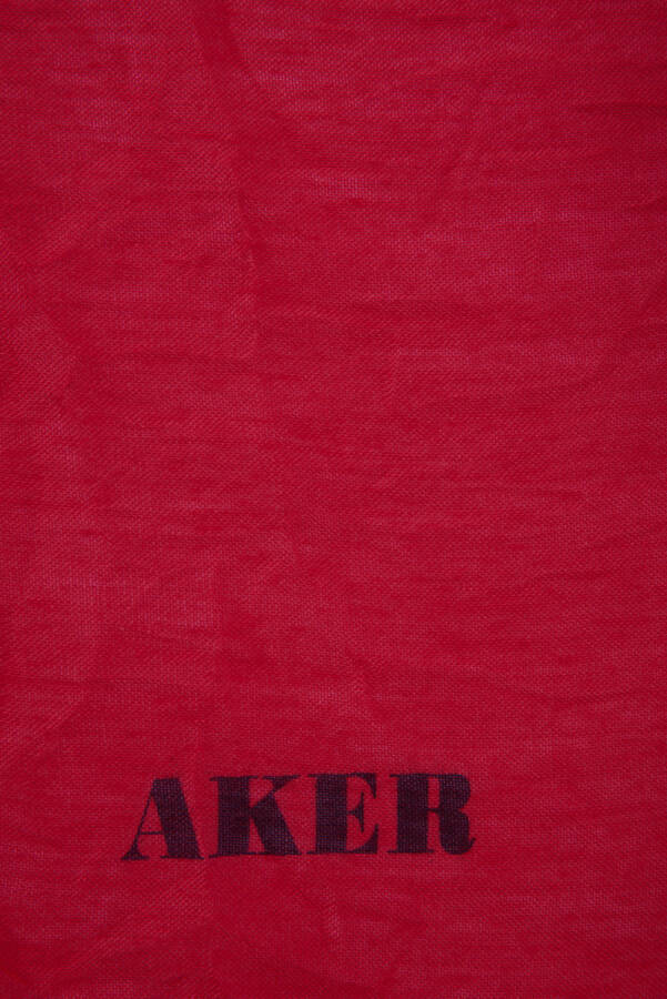 Kırmızı 100X100 Kraş Eşarp - 3