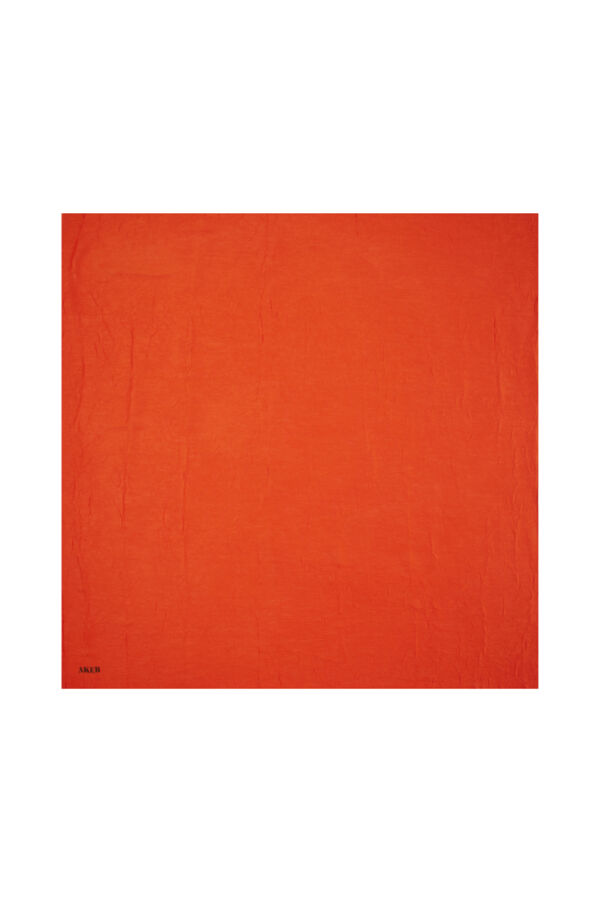 Turuncu 100X100 Kraş Eşarp - 1