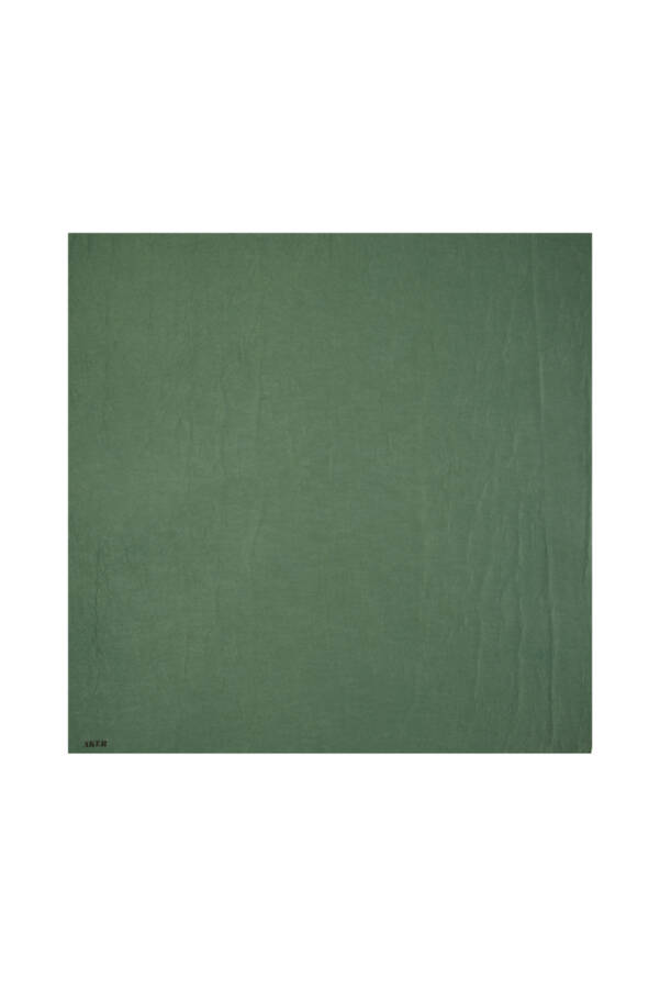 Yeşil 100X100 Kraş Eşarp - Aker