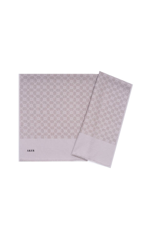 Taş 75X190 CM 1090100 ELEGANCE MONOGRAM ŞAL - 1