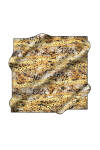 Renkli 90X90 Pierre Cardin Krep Saten Eşarp 