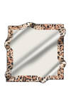 Leopar Desenli 90X90 Pierre Cardin Krep Saten Eşarp 