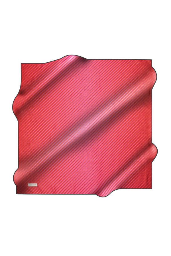 Geometrik Desenli 90X90 Pierre Cardin Krep Saten Eşarp - 1