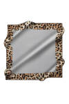 Leopar Desenli 90X90 Pierre Cardin Krep Saten Eşarp 